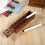 Wooden Pencil Box Brown Desktop Organizer 4 Types 6
