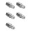 5st M18x1.5 Zuurstofsensoradapter Roestvrij Staal O2-Sensor-Expander O2-Sensor-Verlengconnector Auto-Accessoires 1
