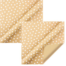 Christmas wrapping paper roll retro brown snowflake design