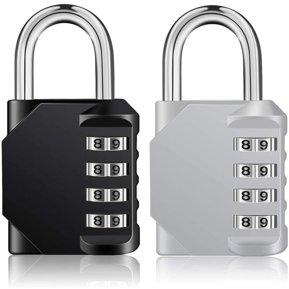 Outdoor Combination Padlock 4-Digit Resettable Weatherproof 972745960102