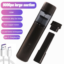 Aspirateur Lmueinov, petit modèle portatif, rechargeable par USB, batterie lithium-ion, compatible avec clavier, ordinateur, cheveux et intérieur