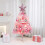 Pink Christmas Tree 45cm or 60cm with Lights 1