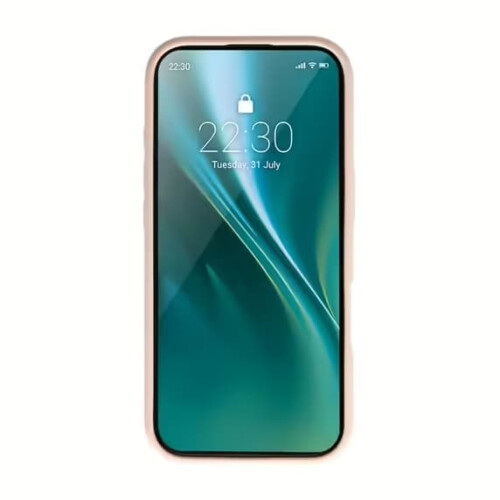 Capa de silicone para celular compatível com iPhone 16 Pro Max - Rosa Areia 1