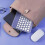 Jacenvly Bluetooth Keyboard Portable Mini Compact Purple 7