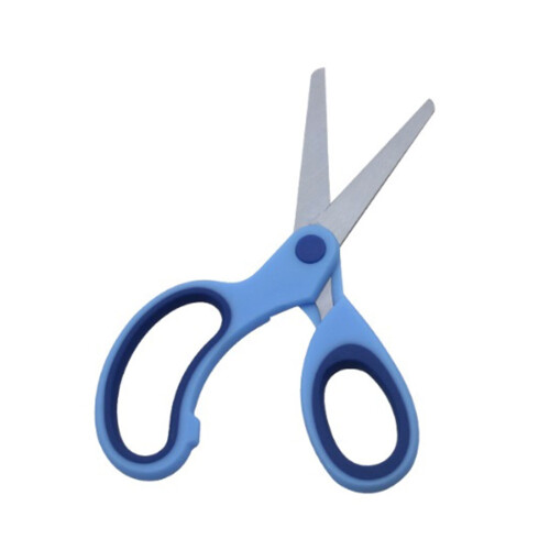 Left-Handed Scissors with Blunt Tip and Cap, 1 Pair