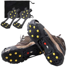 Ice Grip Traction Cleats for Footwear Rubber Spikes Size M