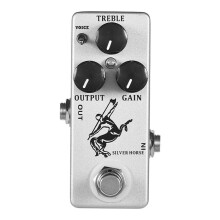 Mosky Silver Horse Overdrive Boost Pedal Metal Shell