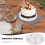 Rotating Storage Tray Transparent Round Turntable 2 pcs 5