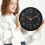 Silent Wall Clock Arabic Numerals 20cm Quartz 2