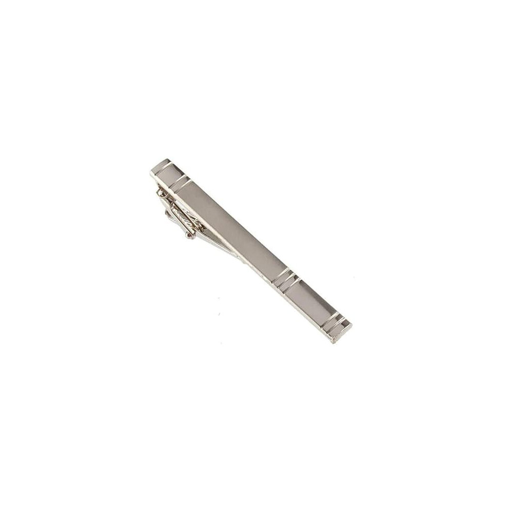 Tie Clip Silver Stylish 1 Piece
