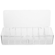 Caja de almacenamiento de abrazaderas para cables, organizador de cables, estuche de viaje, cable eléctrico de escritorio, acrílico