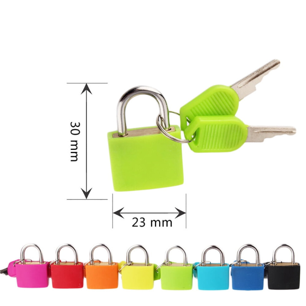 Small Steel Padlock With 2 Keys 940684096411