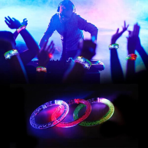 Glowsticks LED Bracelet Multicolor 3-Pack 1