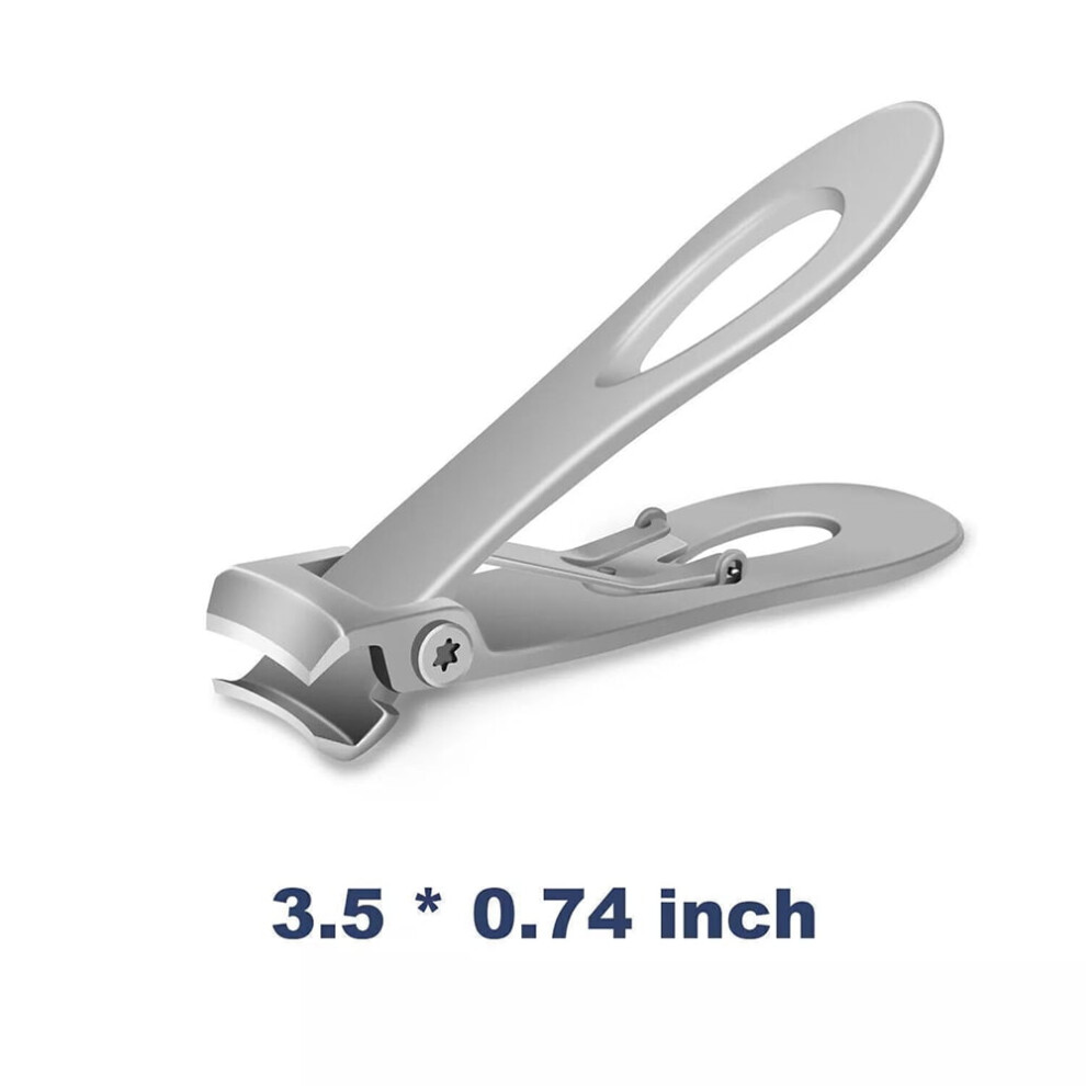 Stainless Steel Toenail Clipper Extra Large Wide Jaw 1 Piece
