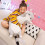 Coussin pour chat en peluche douce et longue (50 cm) 4