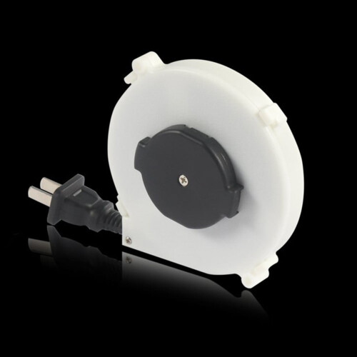 Auto Retractable Power Reel Cable with Multiple Plugs