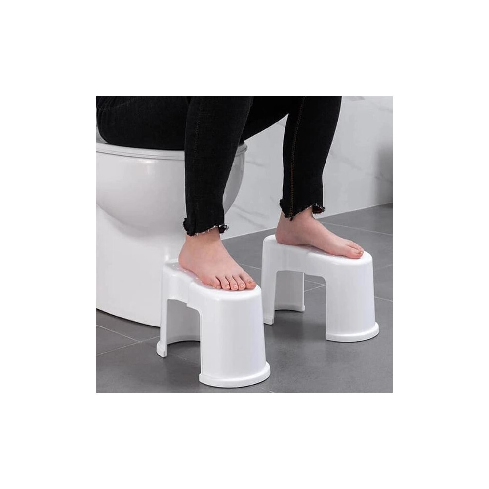 Toilet Stool 2-Piece for Constipation Relief