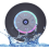 LED shower speaker waterproof Bluetooth white 2