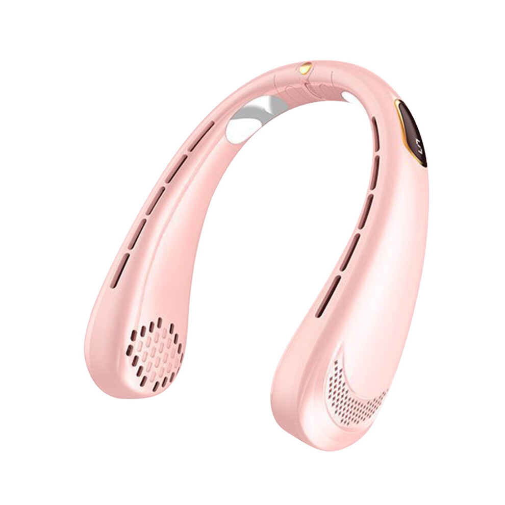 Hiroekza Neck Fan Portable Usb Rechargeable Leafless Design 940684106738