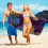 Strandhanddoek van microvezel, extra groot, 29 x 59 inch 7