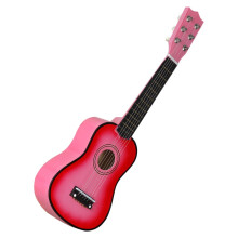 Mini Acoustic Guitar for Beginners Pink 21 Inch