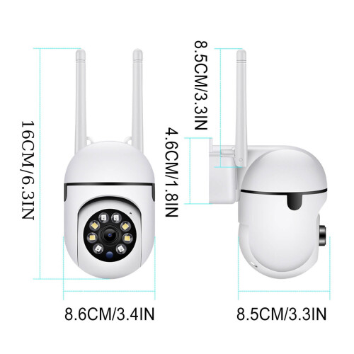 Outdoor Security Camera 1080P Dome 360 WiFi 2