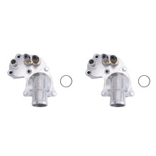 2X Alloggiamento del Termostato del Liquido di Raffreddamento del Motore per Explorer Mercury Mountaineer 2002-2010 2L2Z8592AA