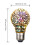 3D Fireworks LED Bulb Multicolor Stained Glass Effect 6