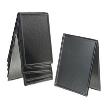 Homeford metal chalkboard sign stand black 4 inch 6 piece