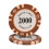 Poker Chips Mahjong Texas Hold'em 2000 Face Value 1