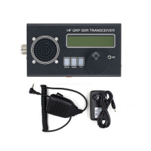 USDX USDR QRP SDR Transceiver SSB/CW Transceiver 8-Band DSP SDR + Microphone + Battery + Charger EU Plug