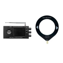 TEF6686 DSP Portable Radio Receiver Full-Band Radio Receiver with 2.8-Inch LCD Display 65-108MHZ FM Digital Radio