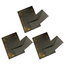 Vintage patterned writing paper set with kraft envelopes 24