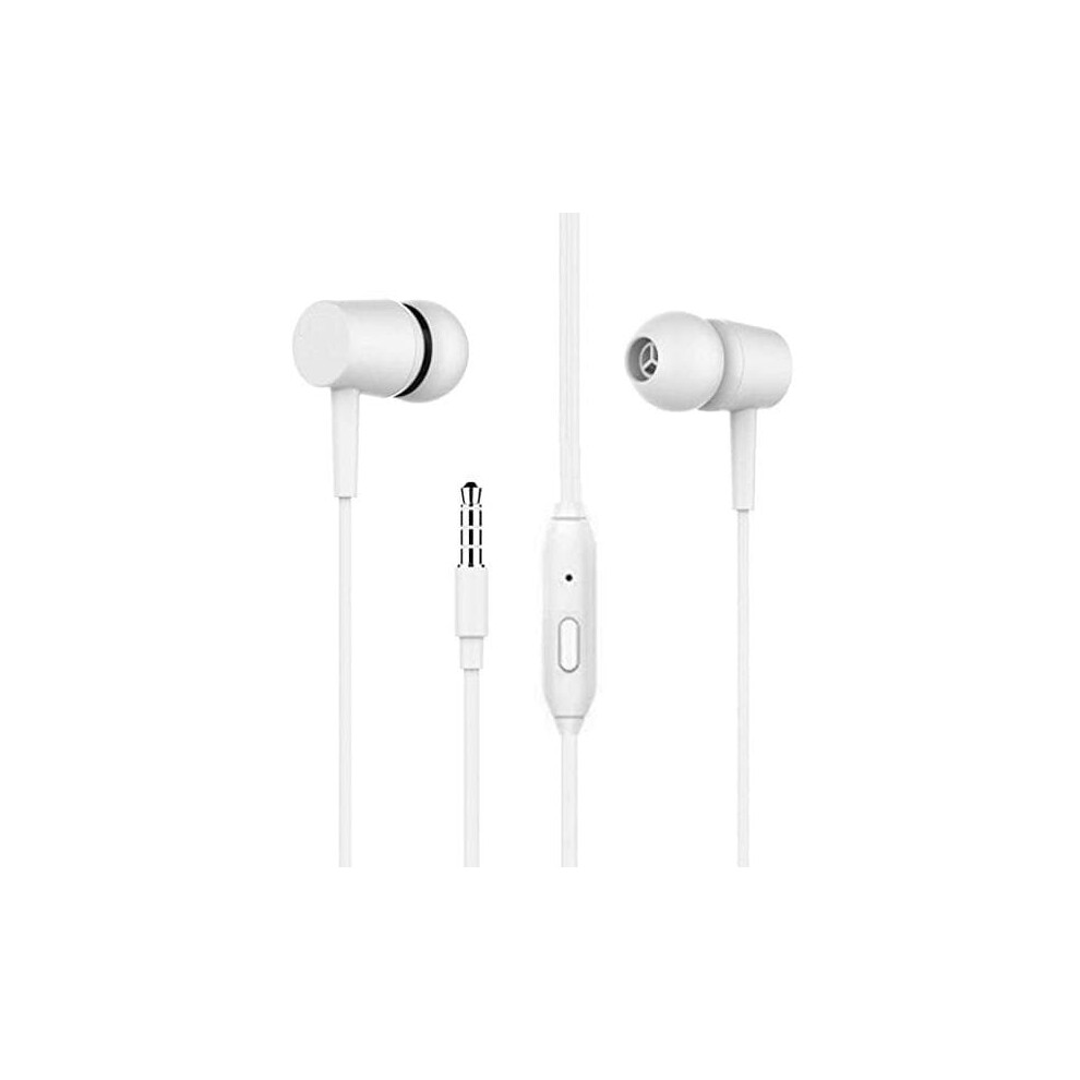 In-Ear Headphones With Microphone 3.5Mm White 962125342819