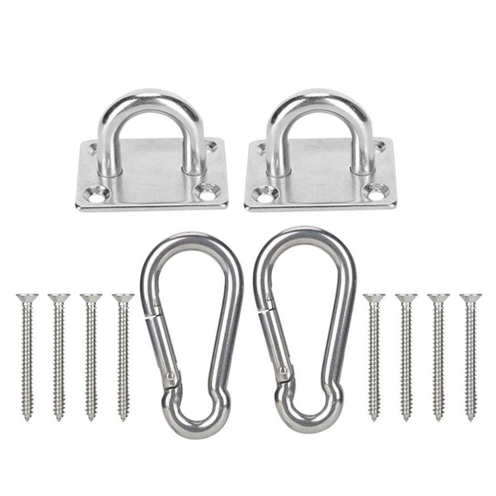 Stainless Steel Ceiling Hanging Hook Set 4-Pack 972745958499