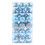 Light Blue Christmas Tree Balls Plastic 36PCS 4cm 1