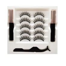 Magnetic Eyelashes and Eyeliner Kit Natural Look 5 Pairs
