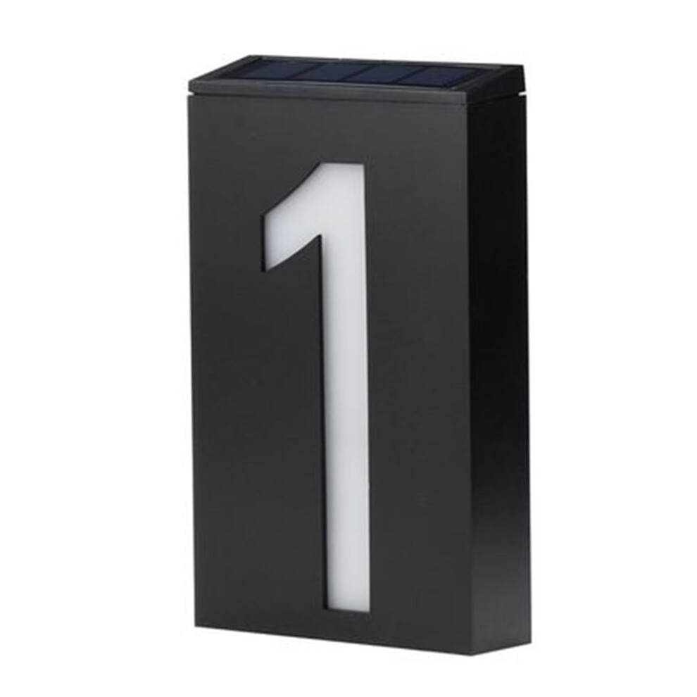 Solar Led House Number Light 0-9 Wall Mount 900881841740
