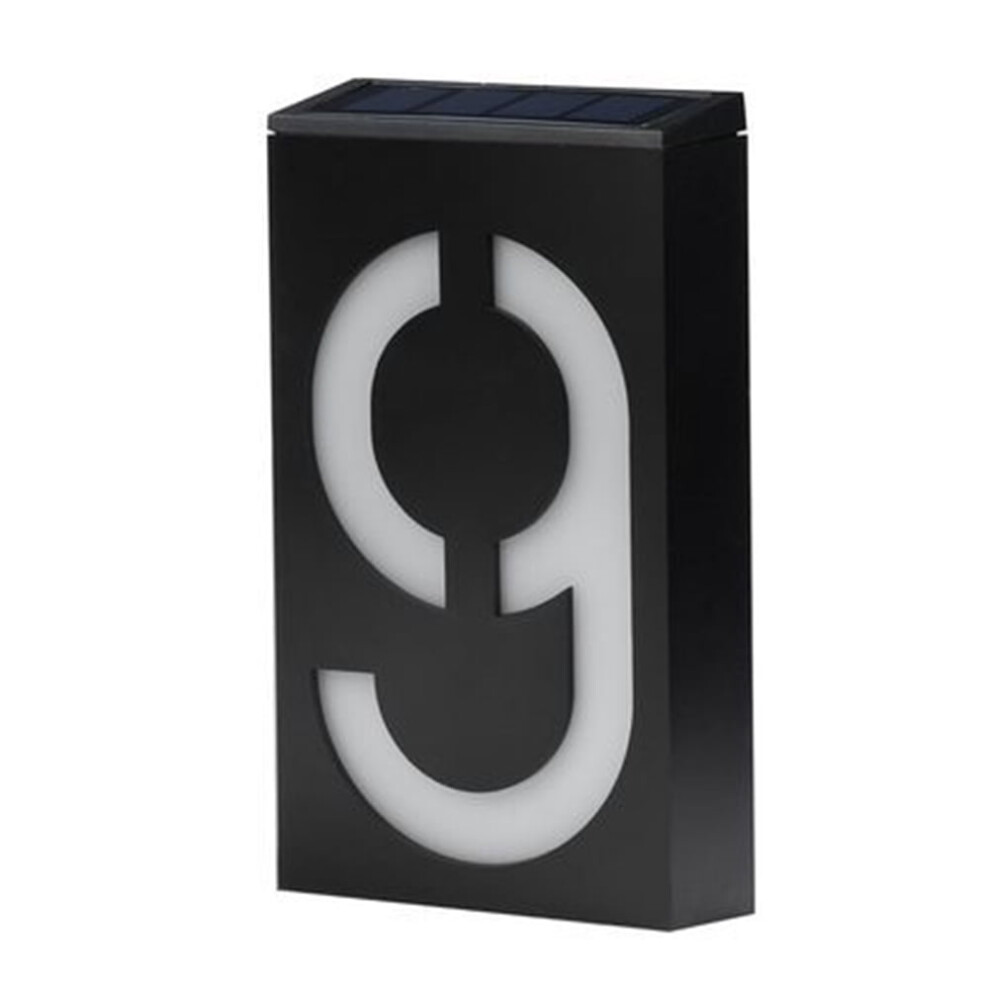 Solar Led House Number Light 0-9 Wall Mount 900881841801