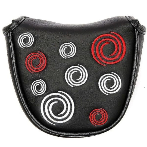 Golf Putter Head Cover Leather Magnetic Black