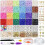 Flat Beads Kit for Bracelets Fruit Alphabet 24 Colors 6000 1