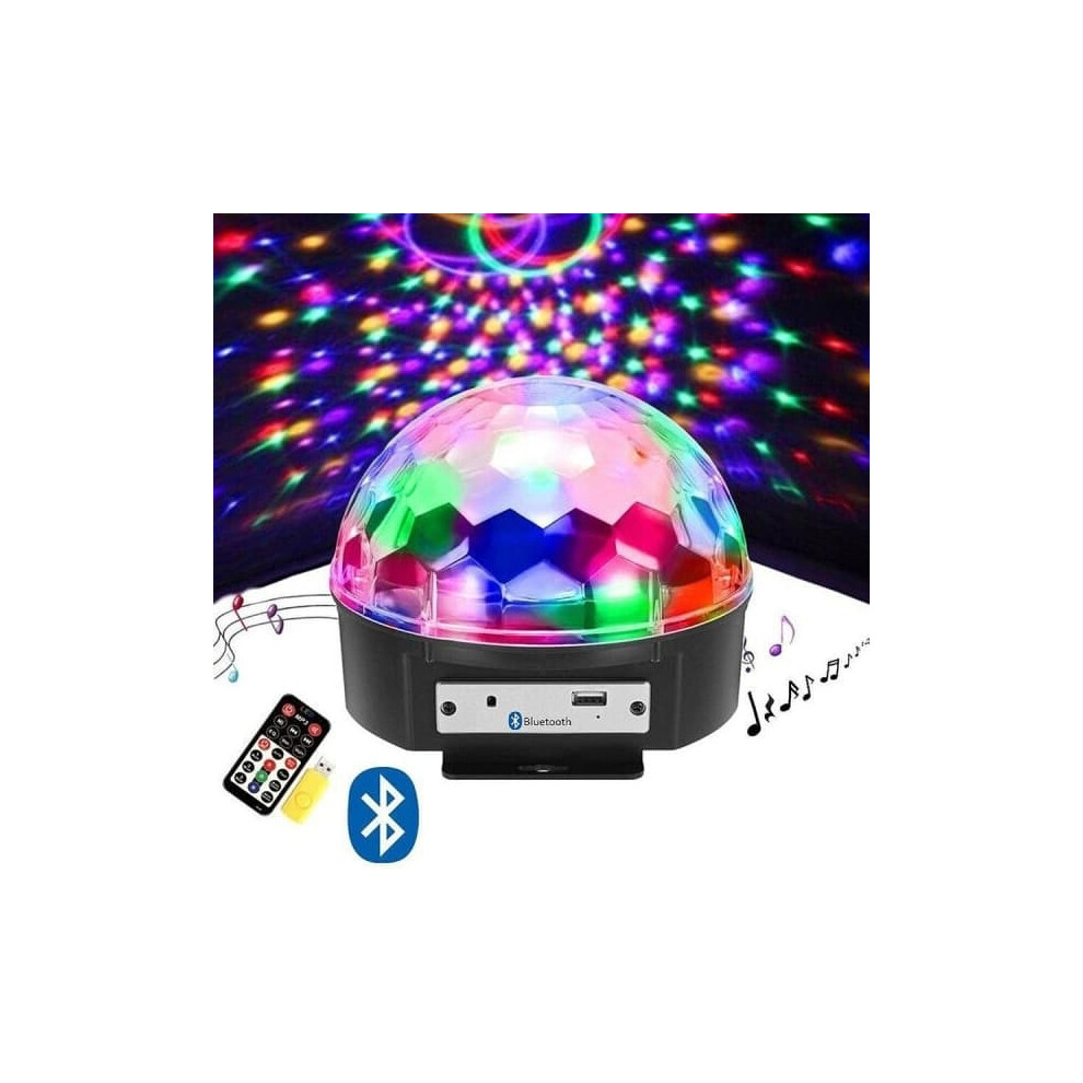Disco Lamp With Bluetooth Speaker Rgb Led 1Pc 962125345032