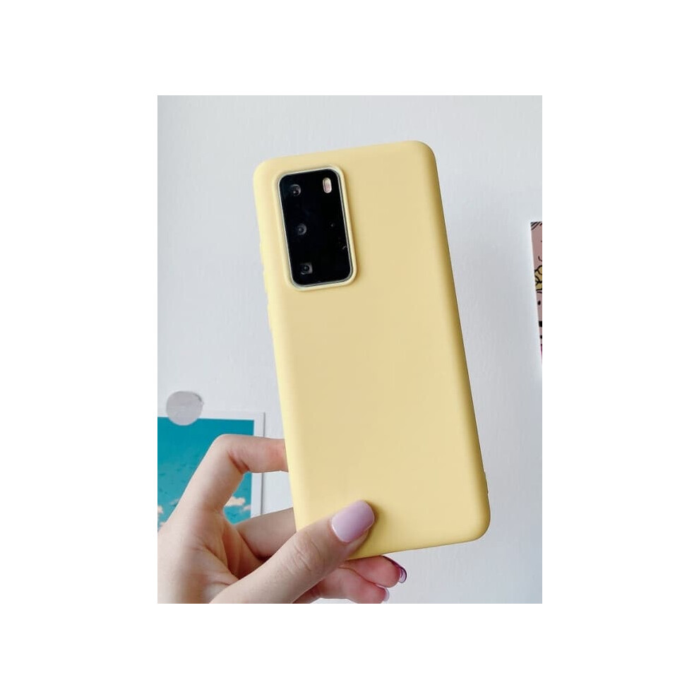 Silicone Case For Samsung Galaxy S21 Ultra Yellow 962125345872