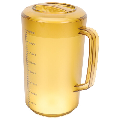 Glaswasserkrug mit Deckel, hitzebeständig, 1 Gallone