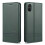 Compatível com Xiaomi Redmi 9AT - Capa carteira profissional e prática, verde escuro. 1