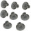 Dishwasher Lower Basket Wheels Compatible with Privileg 1