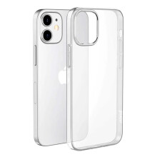 Capa transparente fina compatível com iPhone 13 Mini.