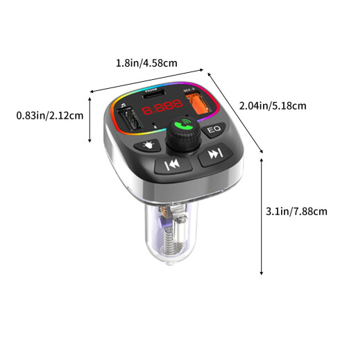 MP3 Player with USB and QC3.0 Charging 1 Unit 2