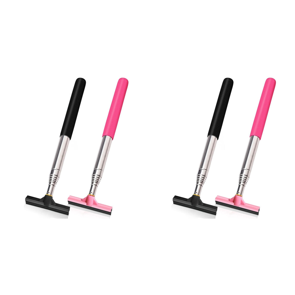 4X Car Side Mirror Squeegee Car Mirror Squeegee Portable Car Squeegee Car Rearview Mirror Wiper Telescopic Squeegee 4713905030039