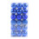 Blue Christmas Tree Balls Shatterproof Plastic 36 pcs 1
